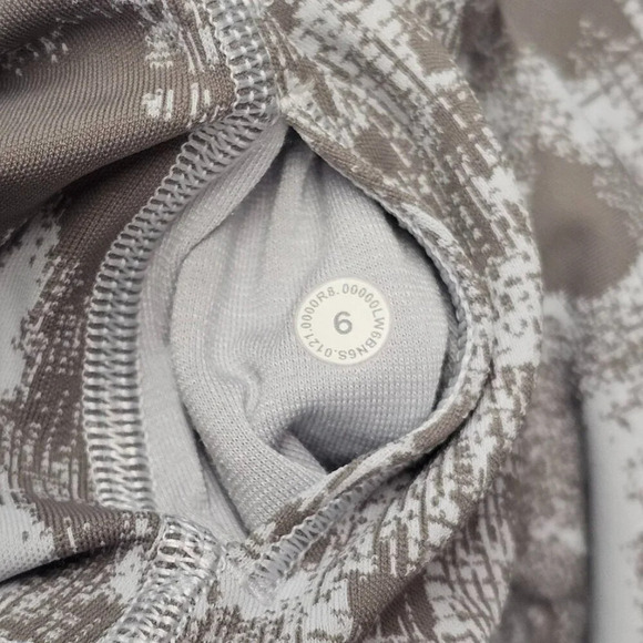 Lululemon Wunder Under Hi-Rise Crop 23" Full-On Luxtreme Size 6 Starlight Grey - Picture 7 of 8